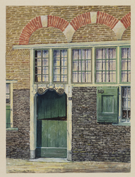 VERHEUL-NR-97 Meerkerk, ZouwendijkBoerderij (hoofdingang)Eigenaar D. OskamAnno 1646