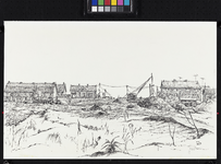 IX-1548-25-01-1 Kerkedijk ter hoogte van de aanleg van de Groenix van Zoelenlaan, uit het oosten.
