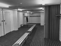 1968-150 Sporthal de Enk aan de Enk. Interieur: Kleedkamers.