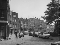 1974-1553 Haringpakkersstraat vanaf de Korfmakersstraat.