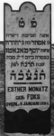1974-4819 Een grafzerk op de Israëlitische begraafplaats aan het Toepad, rij 10 nummer 12.