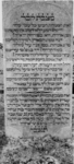 1974-4852 Een grafzerk op de Israëlitische begraafplaats aan het Toepad, rij 11 nummer 12.