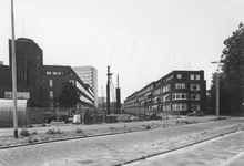 1978-2288 De aanleg van de metro bij de Rochussenstraat, overzicht vanaf de Mathenesserlaan.