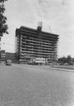 1980-4357 Rochussenstraat, het nieuwe kantoorpand van het bedrijf Unilever aan het Burgemeester 's Jacobplein in aanbouw.