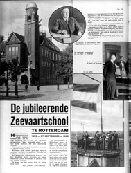 1983-2709-1-EN-2 Hogere Zeevaartschool (aan de Pieter de Hoochweg) 100 jarig bestaan.Afgebeeld van boven naar beneden:-1-2