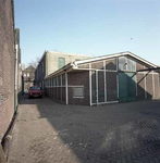 1983-3149 De werkplaats van de brandspuitenfabriek 'A. Bikkers & zoon' aan de Nijverheidstraat.