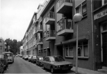 1986-411 Gezicht op de Anna Paulownastraat met op de achtergrond Diergaardesingel.