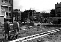 1988-424 Bouwterrein in de Nieuwe Binnenweg.