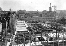 1991-1341 De bouw van het stadhuis aan de Coolsingel.
