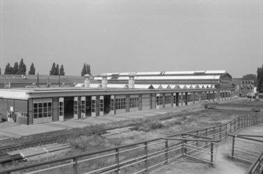 1992-4857 De tramremise van de RET aan de Rozenlaan.