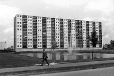 1993-6605 In Spijkenisse aan de Akeleistraat is de Akeleiflat.