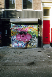 1994-1700 Pand 7 in de Volmarijnstraat met beschilderd rolluik.