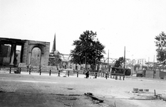 2001-2021 Restanten van het station Delftse Poort aan het Stationsplein, na het Duitse bombardement van 14 mei 1940.