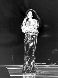 2001-978 Optreden door zangeres Diana Ross in Ahoy'.