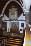 2005-1504 Interieur met orgel in de Nassaukerk van de Gereformeerde Kerk aan de Kleiweg.