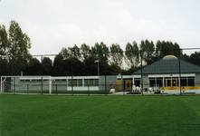 2005-1653 Exterieur van clubgebouw van voetbalvereniging Animo aan Herikweg 13.
