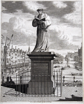 M-680 Standbeeld op de Grotemarkt van Desiderius Erasmus, humanist.