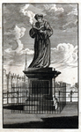 M-683 Standbeeld aan de Melkmarkt van Desiderius Erasmus, humanist.