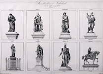 M-703 Standbeeld van Desiderius Erasmus, humanist met zeven andere standbeelden die in Nederland voorkomen.