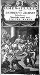P-004513 Desiderius Erasmus op het titelblad van zijn boek Samenspraken.