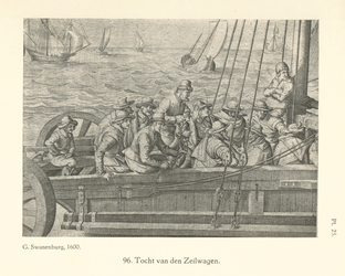 P-004926-25 Tocht van de Zeilwagen, mr.Hugo de Groot, staatsman en rechtsgeleerde. Pensionaris van 1613 tot 1618 van ...