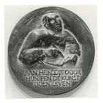 1969-1620 Penning van de Merwe naar het ontwerp van M. Cappens-Freke van de Rotterdamse Kunststichting (RKS) voor ...