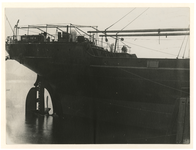 VNG-190 Het schip Bellatrix , gebouwd in 1915, voorzien van een nieuwe contraschroef door de Rotterdamsche Droogdok ...