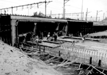 1976-7900 Gezicht op de bouw van de Diergaardetunnel.