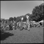 11090 Kinderen verkleed als dieren tijdens feest in speeltuin Kralingen, georganiseerd door de afdeling Sport en ...
