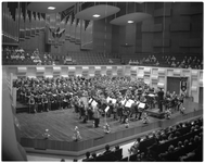 12064 R.E.T.-Harmonie geeft een concert in de grote zaal van concertgebouw De Doelen.
