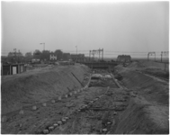 1466-1 Tunnelbouw bij spoorwegovergang en spooremplacement Varkenoord.
