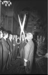 20782-1-24 Nieuwjaarsreceptie 1968 in de Burgerzaal van het Stadhuis met burgemeester W. Thomassen en zijn echtgenote, ...