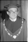 25402-3 Prof. dr. B. Leijnse, rector-magnificus (1975-1979) van de Erasmus Universiteit Rotterdam.