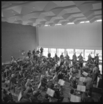 8118-1 Overzicht van proefconcert 'Rotterdams Philharmonisch Orkest' in een van de nieuwe zalen van het nieuwe ...
