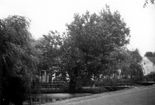 1976-2548 Gezicht op de 's Gravenweg bij woningen.