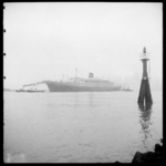 THO-1931 De slepers 'Zeeland', 'Titan', 'Cycloop' en 'Nestor' slepen het nieuwe passagiersschip de 'Statendam' de ...
