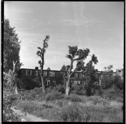 119-02 Leegstaande woningen die gesloopt zullen worden voor de bouw van het Kleinpolderplein.