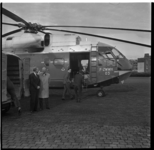 513-03 De eerste vrachthelikopter van Sabena, de Super Frelon met code F-ZWWH03, staat op het terrein van Heliport.