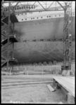 RDM-11220-7 De bouw van SS Nieuw Amsterdam (2) op de werf van de Rotterdamsche Droogdok Maatschappij, de rechter ...