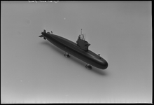RDM-51509 Schaalmodel van onderzeeboot 'De Zwaardvis'. De Rotterdamse Droogdok Maatschappij, RDM, bouwde de ...