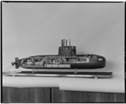 RDM-51681 Schaalmodel van onderzeeboot 'Moray', afkorting voor Multi Operational Requirement Affected Yield. De Moray ...