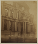 RI-998 Schielandshuis aan de Korte Hoogstraat na de brand van 15 februari 1864.
