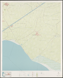 1969-786 Topografische kaart van Rotterdam en omstreken | bestaande uit 32 bladen. Blad 9a: Oudenhoorn.