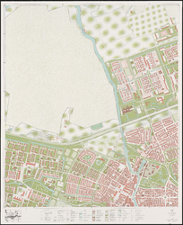 1974-965 Kaart van Rotterdam en omgeving; bestaande uit 24 bladen. Blad 7: Vlaardingen.