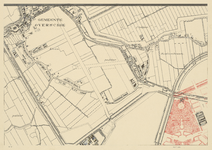 1975-1179-1F Plattegrond der gemeente Rotterdam op schaal 1 à 5000. Blad 1: Overschie.