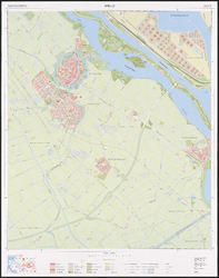 1989-624 Topografische kaart van Rotterdam en omstreken | bestaande uit 32 bladen. Blad 9: Brielle.