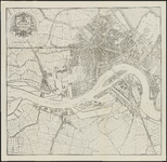 1999-487 Plattegrond van Rotterdam en omgeving rond 1900