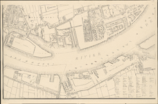 I-114-3 Plattegrond van Rotterdam. Blad 3: het afgebeelde gebied omvat: Delfshaven, Charlois, Katendrecht en het Nieuwe Werk