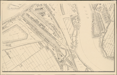 I-114-6 Plattegrond van Rotterdam. Blad 6: het afgebeelde gebied omvat Feijenoord, de Nieuwe Maas en het terrein van ...