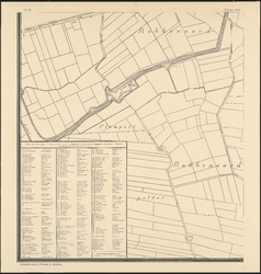 I-127-12 Afgebeeld gebied: Polder Robbenoord (westelijk deel). Lijst van straten, stegen enz. die niet met naam op de ...